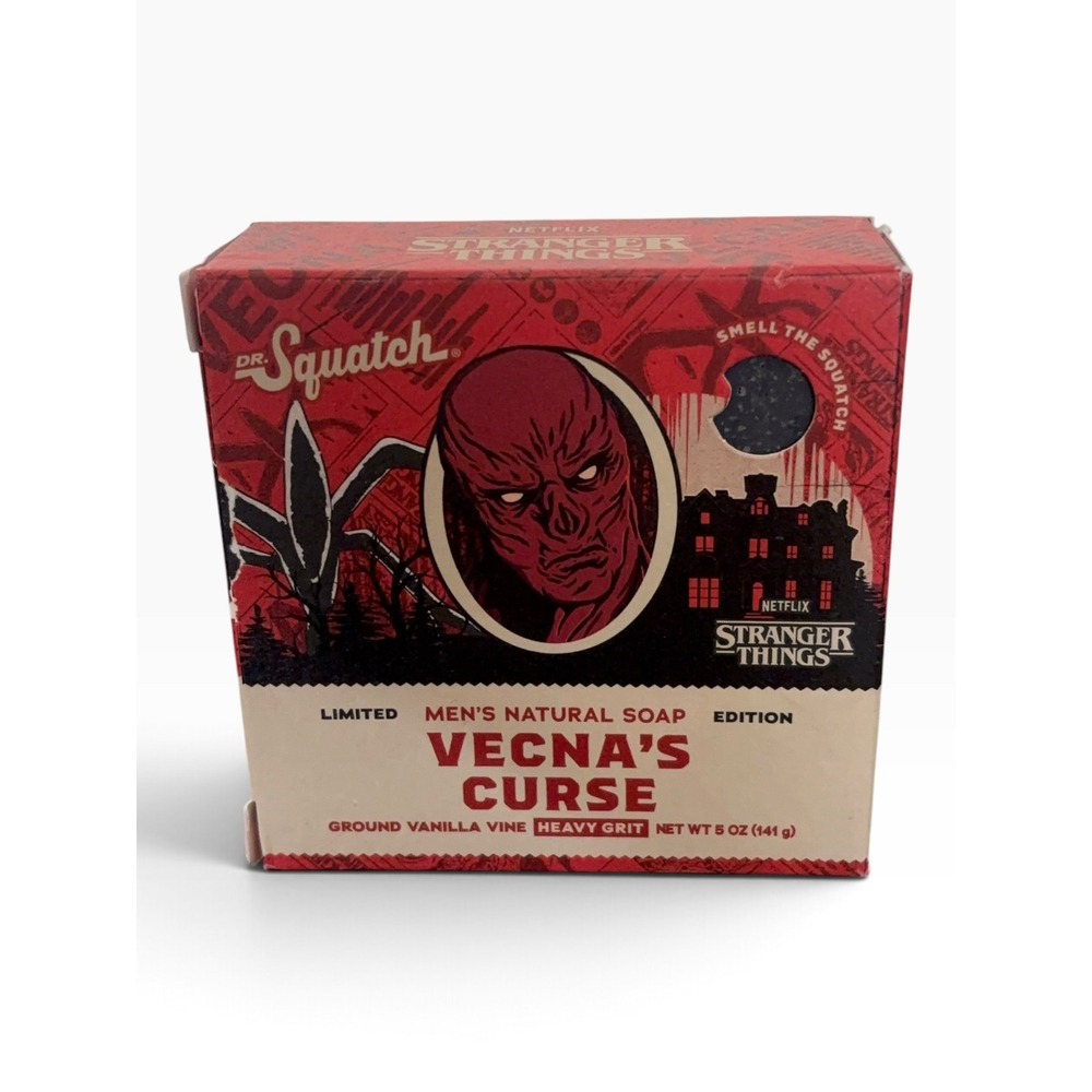 Dr Squatch Stranger Things Vecnas Curse Natural Bar Soap Limited Edition 5oz
